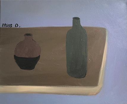 德西 当代实力派女画家 结业于李可染画院西方绘画材料与技法班