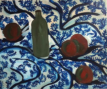 德西 当代实力派女画家 结业于李可染画院西方绘画材料与技法班
