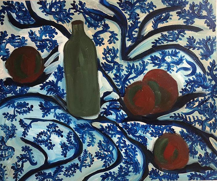 德西 当代实力派女画家 结业于李可染画院西方绘画材料与技法班