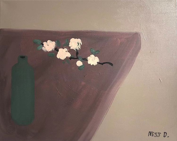 德西 当代实力派女画家 结业于李可染画院西方绘画材料与技法班