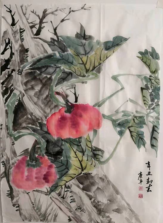 河南省美协会员 路俊杰 精品花鸟