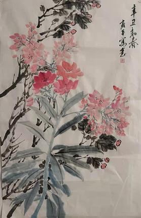 河南省美协会员 路俊杰 精品花鸟