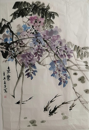 河南省美协会员 路俊杰 精品花鸟