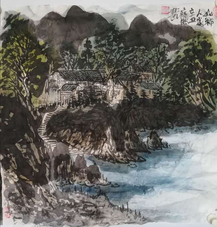 庞染 山乡人家
