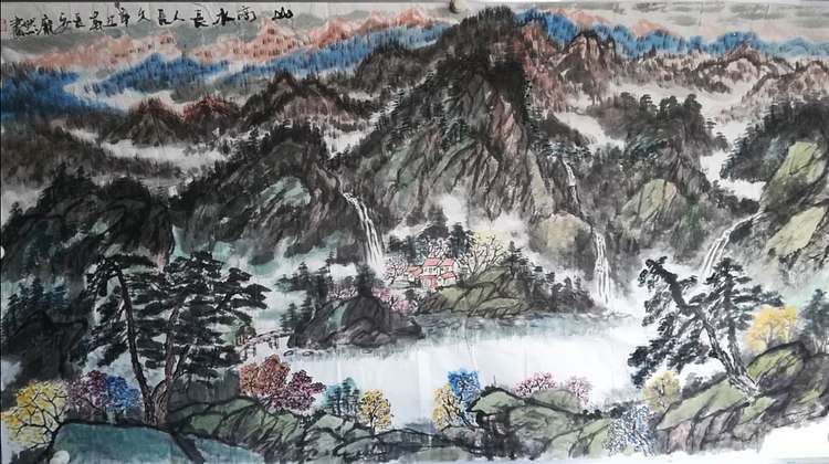 庞染 庞然陕西省扶贫书画院院长