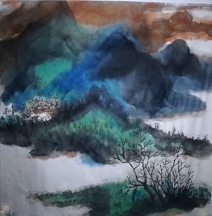 庞染 《鉴藏》杂志社总编辑，省扶贫画院院长