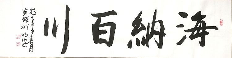 中国国画创作研究院 创作室主任 赵彬 书法《海纳百川》