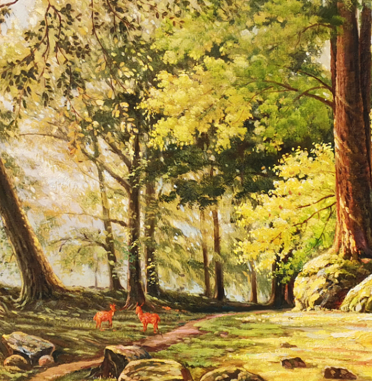 艺术家 蔡朝辉 油画作品《暖》74