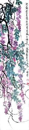 何国伟 紫藤《舞春风》