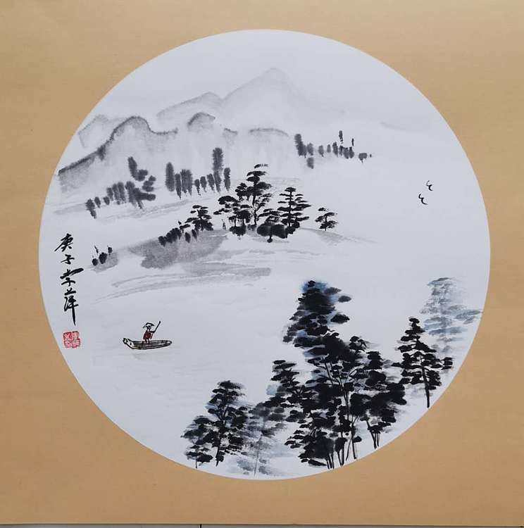 兰花 山间小景