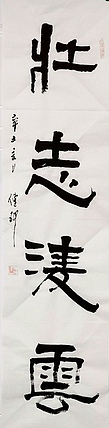 著名作家、书法家 陈传珂 作品《壮志凌云》