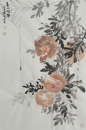 古韵长城书画院院长 河北省美协会员 赵保录 花鸟作品