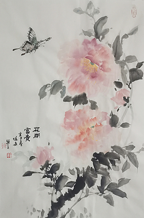 古韵长城书画院院长 河北省美协会员 赵保录 花鸟作品