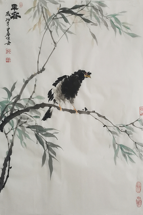 古韵长城书画院院长 河北省美协会员 赵保录 花鸟作品
