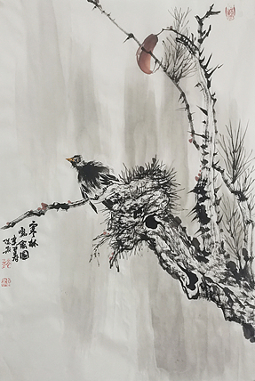 古韵长城书画院院长 河北省美协会员 赵保录 花鸟作品