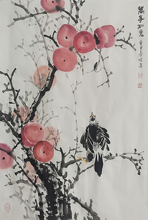 古韵长城书画院院长 河北省美协会员 赵保录 花鸟作品