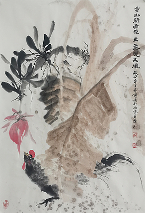 古韵长城书画院院长 河北省美协会员 赵保录 花鸟作品