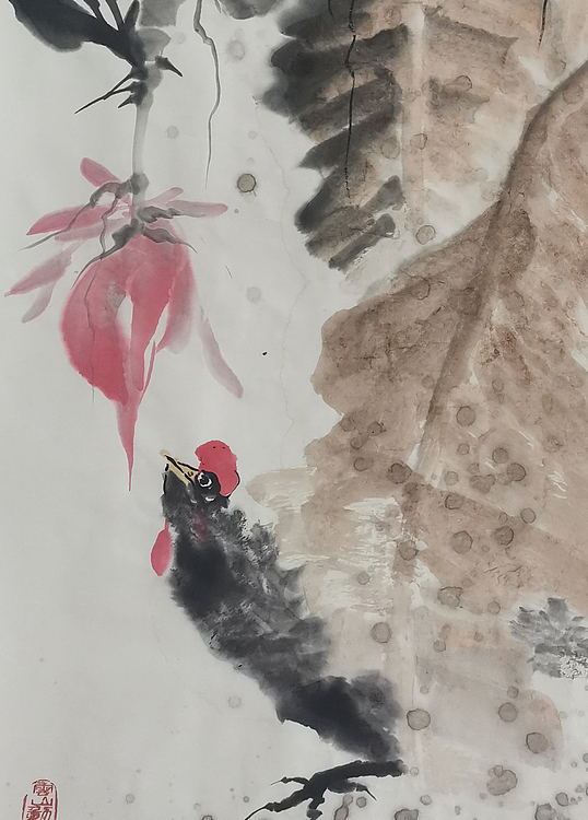 古韵长城书画院院长 河北省美协会员 赵保录 花鸟作品