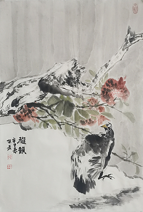 古韵长城书画院院长 河北省美协会员 赵保录 花鸟作品