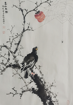 古韵长城书画院院长 河北省美协会员 赵保录 花鸟作品