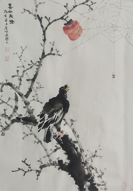 古韵长城书画院院长 河北省美协会员 赵保录 花鸟作品