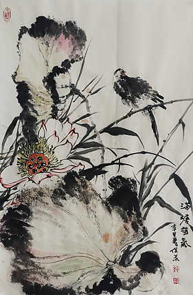 古韵长城书画院院长 河北省美协会员 赵保录 花鸟作品