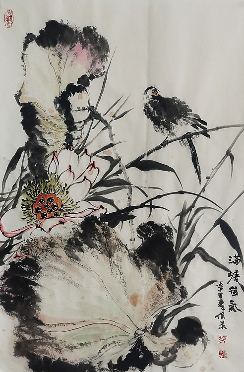 古韵长城书画院院长 河北省美协会员 赵保录 花鸟作品