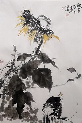 古韵长城书画院院长 河北省美协会员 赵保录 花鸟作品