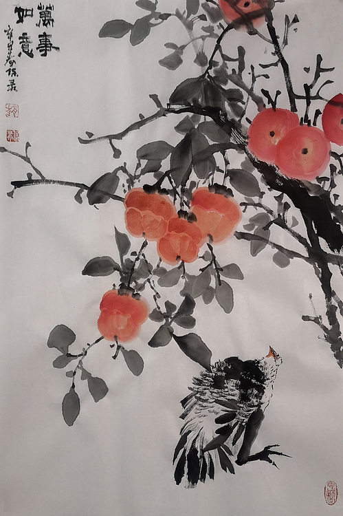 古韵长城书画院院长 河北省美协会员 赵保录 花鸟作品