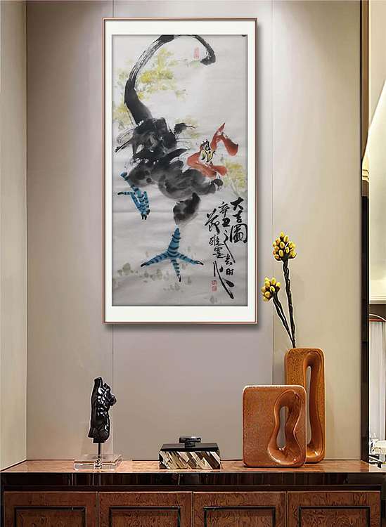 职业书画家 孙丽云 大吉图（三尺整张）