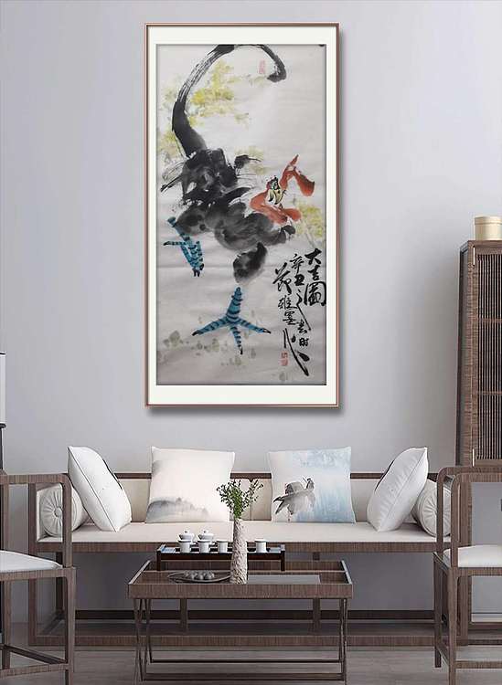 职业书画家 孙丽云 大吉图（三尺整张）