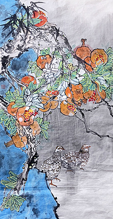 青年艺术家 刘灿 国画