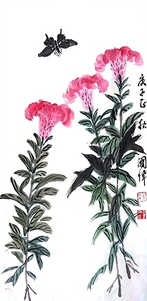 北京华夏国艺书画院院士，工艺美术师 何国伟 国画作品