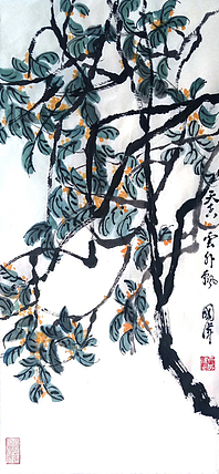 北京华夏国艺书画院院士，工艺美术师 何国伟 国画作品