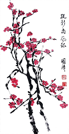 北京华夏国艺书画院院士，工艺美术师 何国伟 国画作品