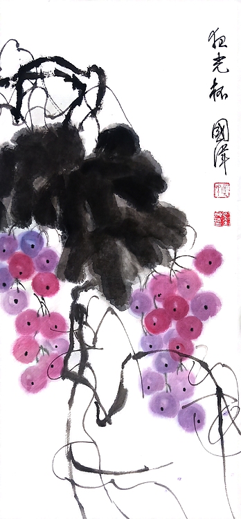 北京华夏国艺书画院院士，工艺美术师 何国伟 国画作品