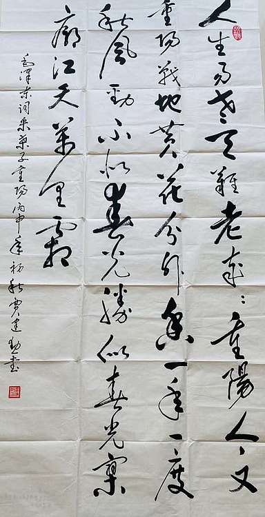 贾建勋 河南省书法协会贾建勋 采桑子重阳