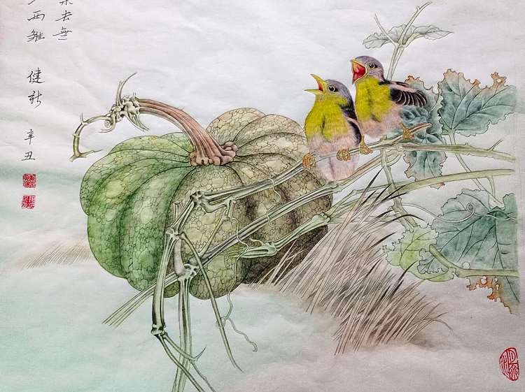 镜花水月 两雏