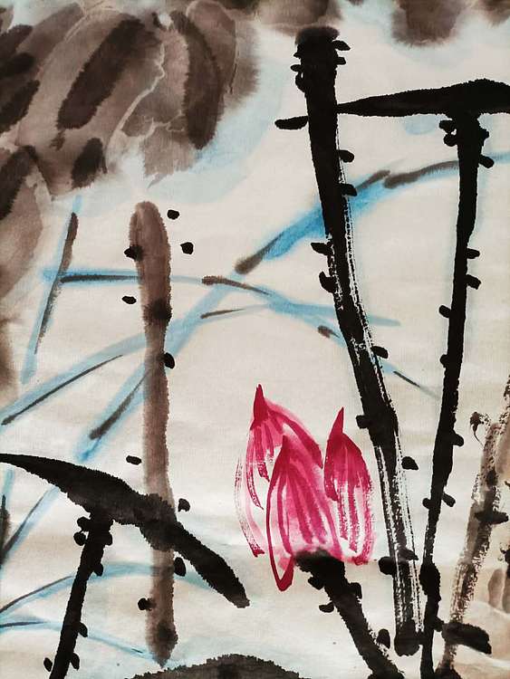 职业书画家 一念 《芙蓉国里尽朝晖》