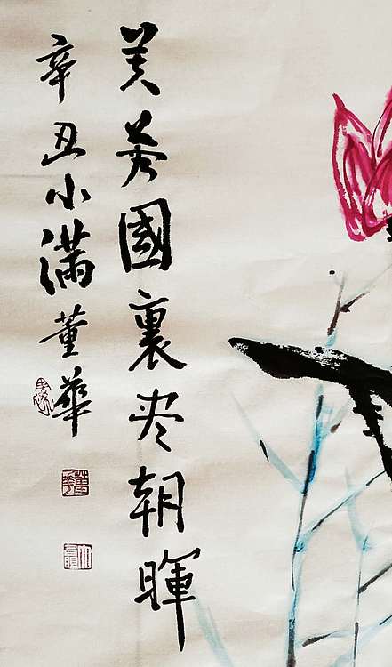 职业书画家 一念 《芙蓉国里尽朝晖》