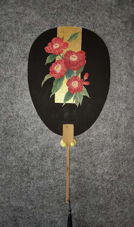 永遇乐 工笔花鸟 双面 扇面