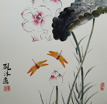 青年艺术家 李林 工笔写意作品