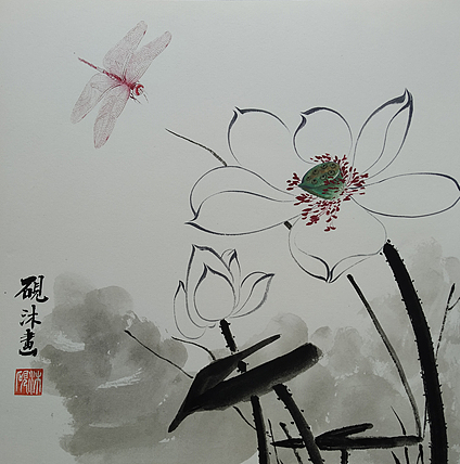 青年艺术家 李林 工笔写意作品