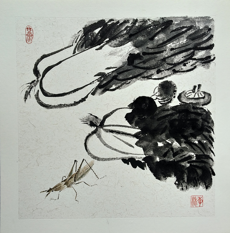 李林青年艺术家 李林 工笔写意作品