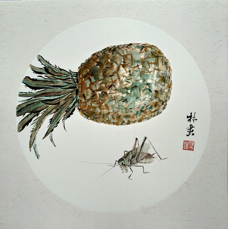 青年艺术家 李林 工笔写意作品