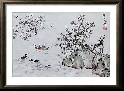兰花 山间小景