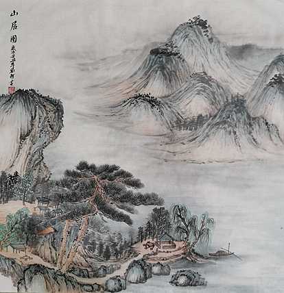 68*68*1 作者 刘辉 作品编号yp1389355 作品类型国画 作品体裁山水