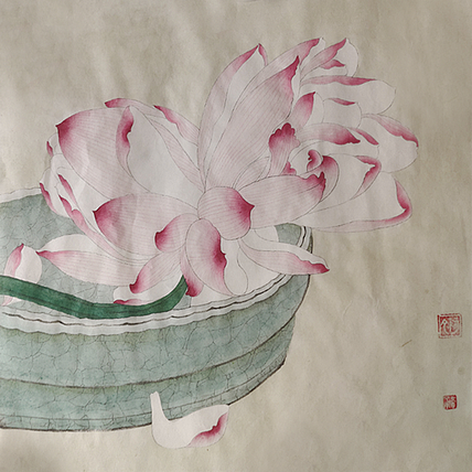 青年艺术家 湖北美协 新锐画家 李泽兑 精品花鸟