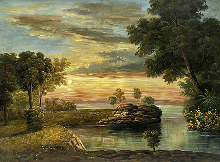 著名油画家 黄中杨 老油画 精品收藏级FO (9)