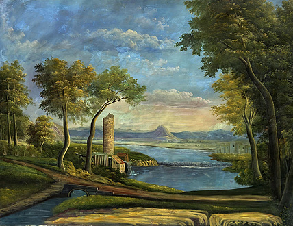 著名油画家 黄中杨 老油画 精品收藏级FO (6)